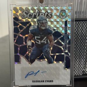 2020 Panini Mosaic - Scripts Rashaan Evans #S26 (AU)